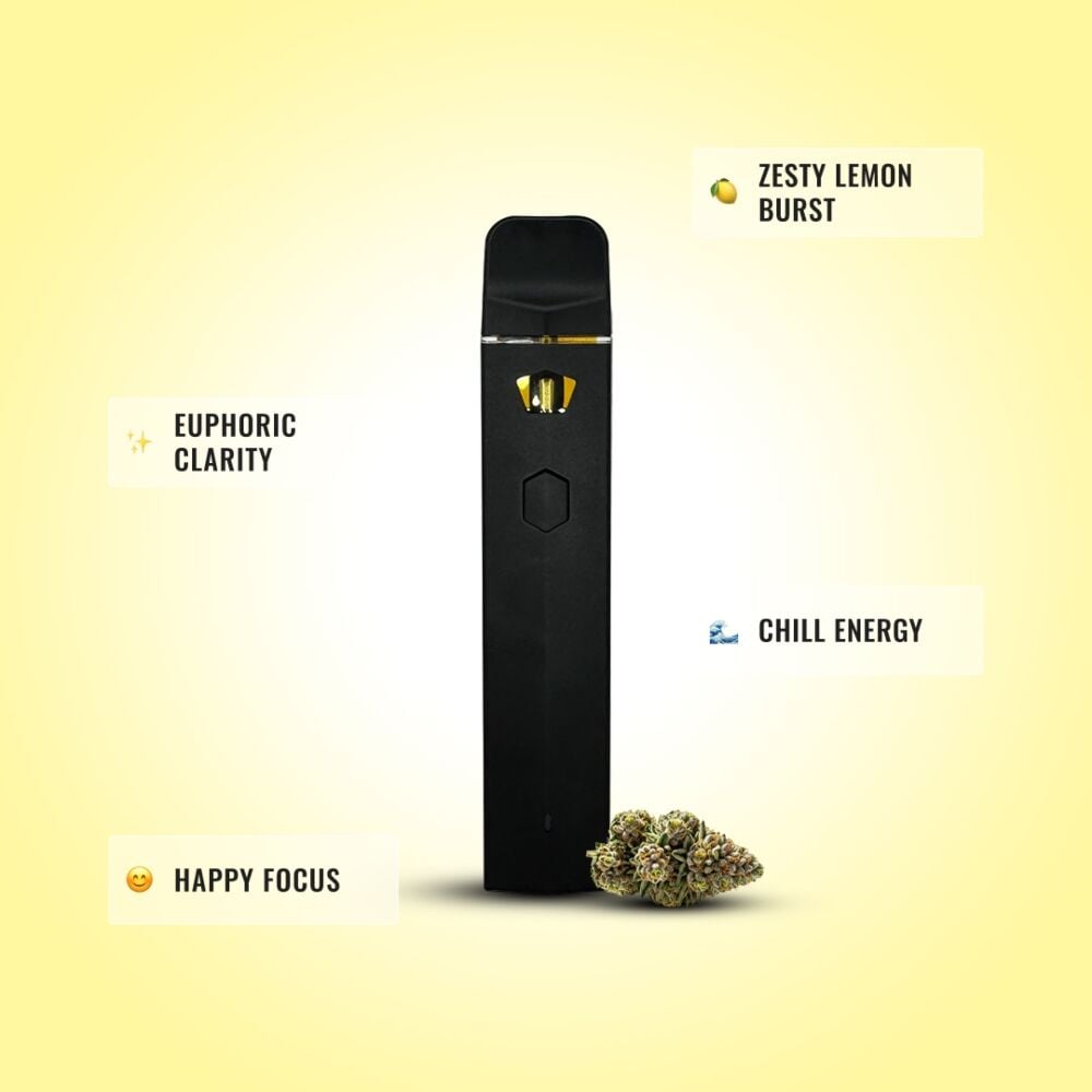 Super Lemon Haze Live Rosin THCa Vape 1G | Seed Supreme