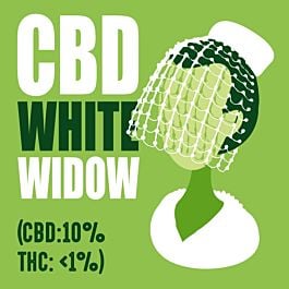 CBD White Widow (CBD:10% THC: <1%)