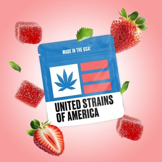 25mg Strawberry Cough Delta 8 THC Gummies