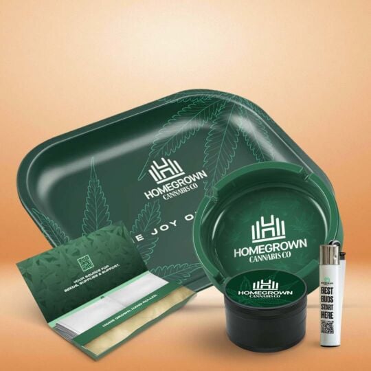 Cannabis Smoking Accessories Kit by Homegrown Cannabis Co.