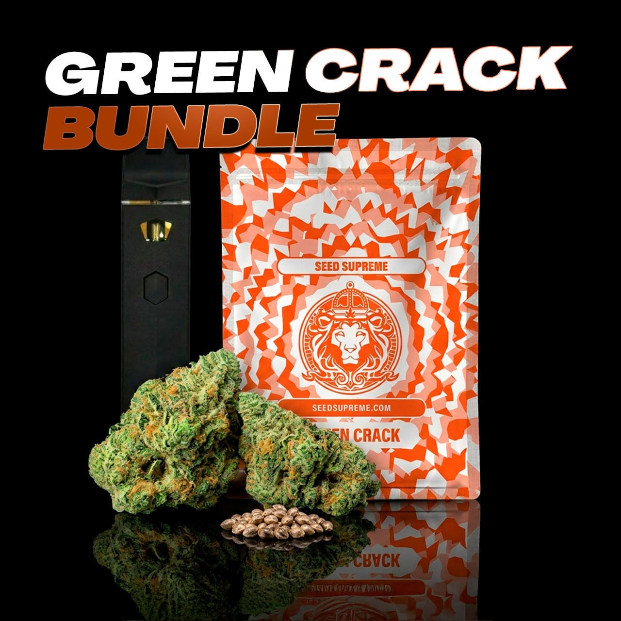 Green Crack THCa + Seeds Bundle | Seed Supreme