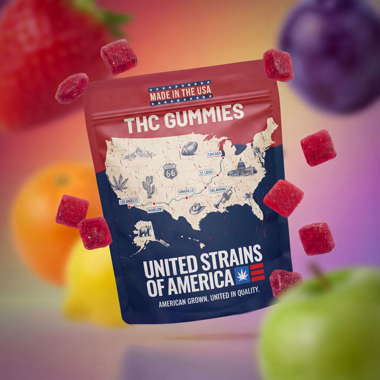 20mg Zkittlez Delta 9 THC Gummies | Seed Supreme