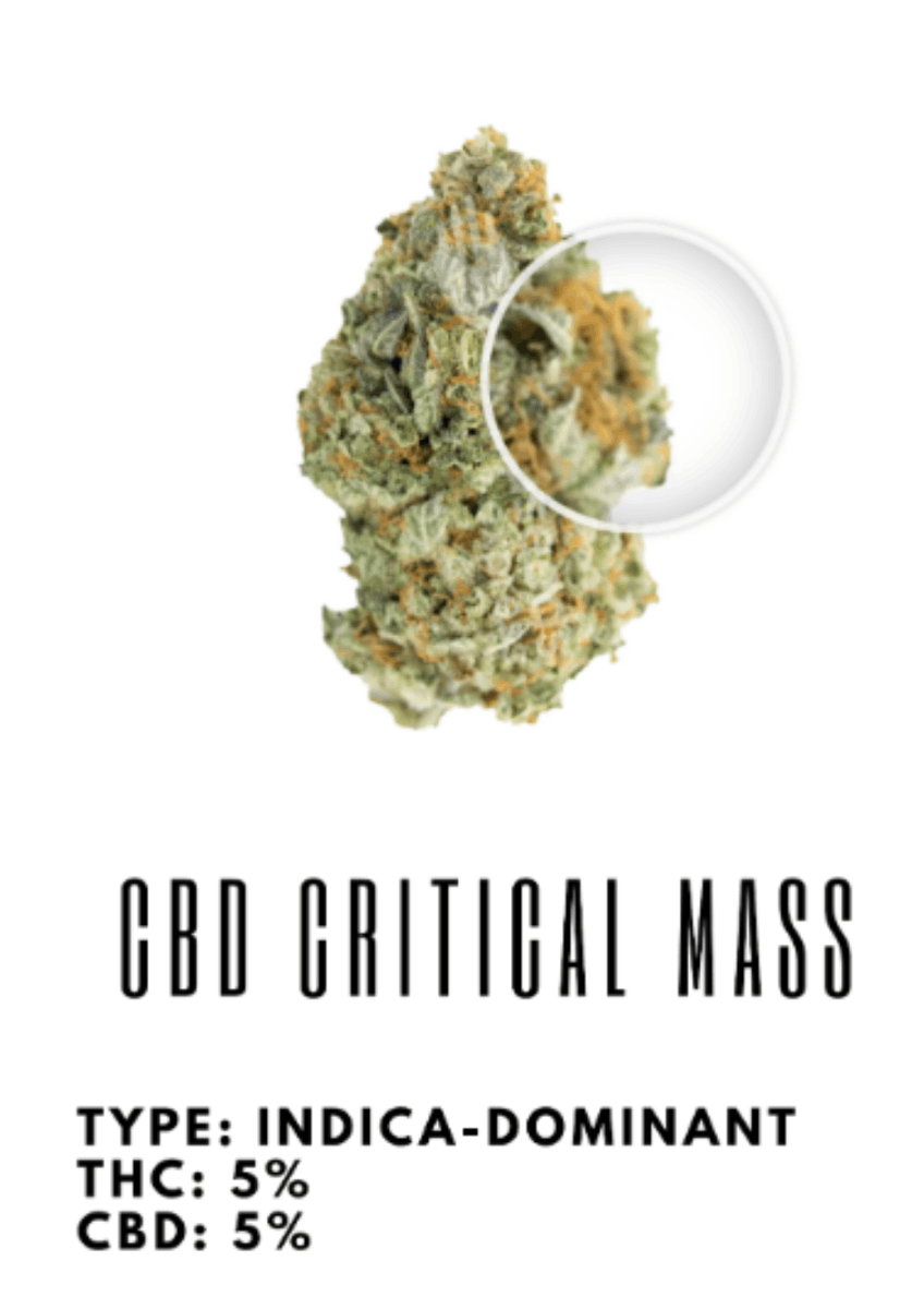 CBD Critical Mass for surpressing munchies