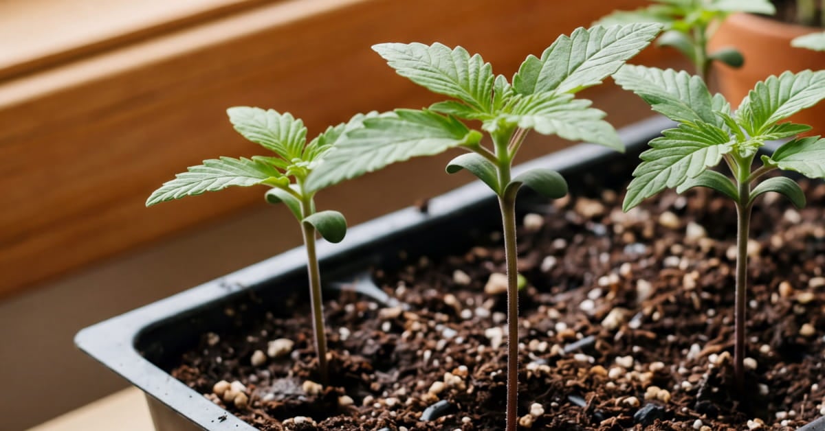 Cannabis Seedling Stage: First Leaves, Light, Watering, and Early Plant Care