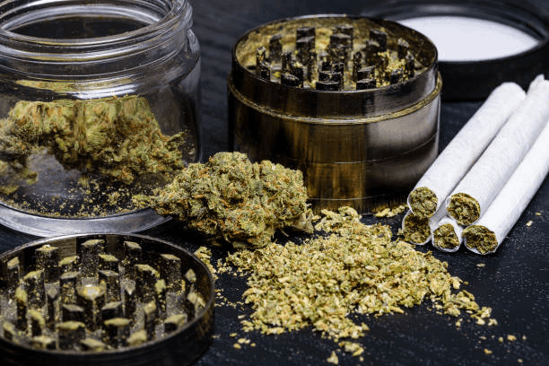 chop your weed in a grinder